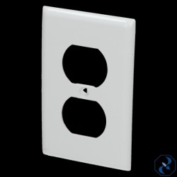 PLACA PARA CONTACTO DUPLEX ABS BLANCA ASTRO ABSOXB