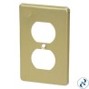 PLACA PARA CONTACTO DUPLEX ALUMINIO SAMY