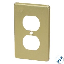 PLACA PARA CONTACTO DUPLEX ALUMINIO SAMY