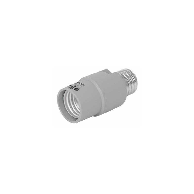 PORTALAMPARA DE POLICARBONATO, CON SENSOR DE LUZ, 360 VOLTECH POBA-21