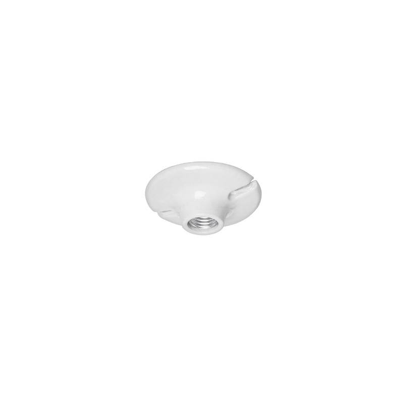 PORTALAMPARA DE PORCELANA 45 PULG CIRCULAR VOLTECH POPO-18