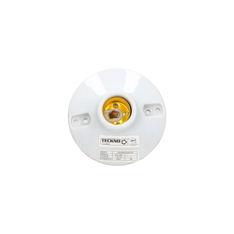 SOCKET 4 PULG DE PORCELANA REDONDOTECKNO PL42