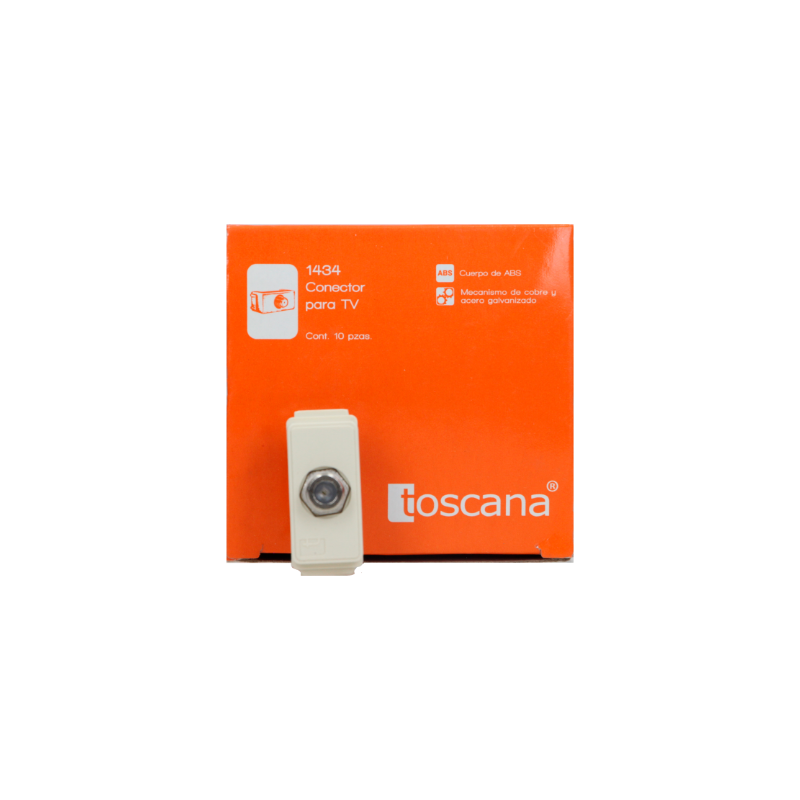 TOMA COAXIAL PARA TV MARFIL TIPO EVOLUCION 1434