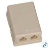 TOMA TELEFONICA 4 HILOS ROSETADOBLE LATERAL STEREN 300-146
